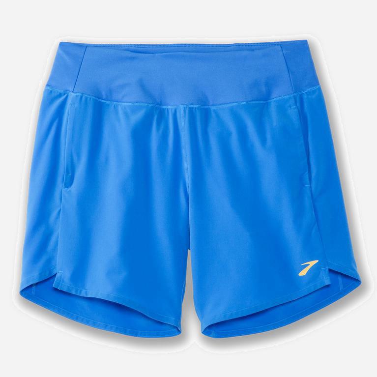 Brooks Chaser 7 NZ - Women's Running Shorts - Blue Bolt (51203-NVAJ)